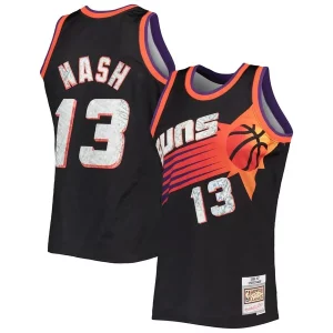 Steve Nash Phoenix Suns 1996/97 Hardwood Classics Moderne NBA 75th Anniversary Diamond Swingman Jersey Black