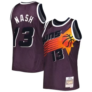 Steve Nash Phoenix Suns 1996/97 Hardwood Classics Off Court Exclusif Swingman Jersey Purple