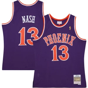 Steve Nash Phoenix Suns Unique 2001/02 Hardwood Classics Swingman Jersey Purple/White