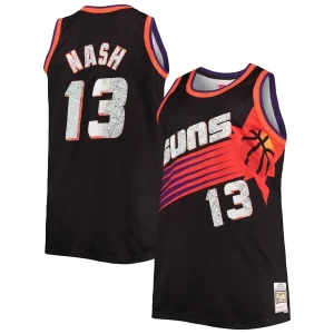 Steve Nash Phoenix Suns Big & Tall 1996/97 NBA 75th Anniversary Diamond Swingman Premium Jersey Black