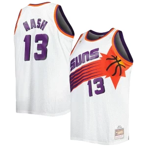 Steve Nash Phoenix Suns Big & Tall Hardwood Classics 1996/97 Swingman Charming Jersey White/Black