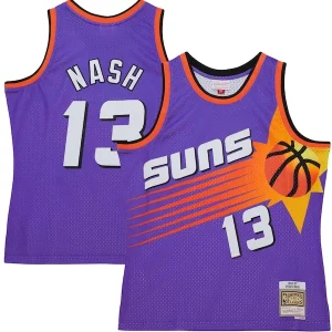 Steve Nash Phoenix Suns Hardwood Classics 1996/97 Tropical Swingman Stylish Jersey Purple
