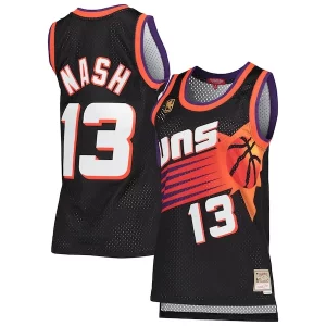 Steve Nash Phoenix Suns Women's Hardwood Charming Classics Swingman Jersey Black