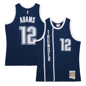 Steven Adams Oklahoma City Thunder Hardwood Classics Swingman Authentique Jersey Navy