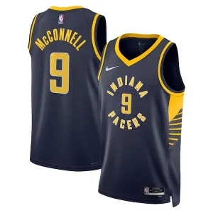 T.J. McConnell Indiana Pacers Nike Unisex Swingman Replica Jersey Icon Incontournable Edition Navy