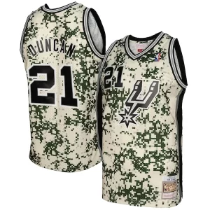 Tim Duncan San Antonio Spurs 2013/14 Superbe Swingman Jersey Camo