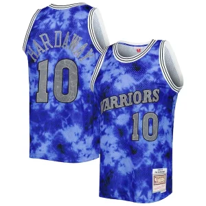 Tim Hardaway Golden State Warriors 1990/91 Galaxy Swingman Commémoratif Jersey Blue