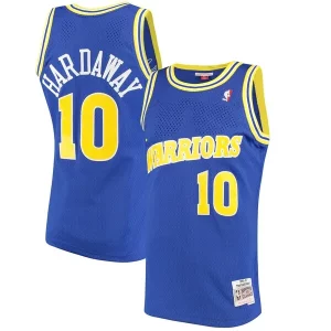 Tim Exclusif Hardaway Golden State Warriors 1990/91 Hardwood Classics Swingman Jersey Royal