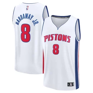 Tim Hardaway Jr. Detroit Exquisite Pistons Fast Break Replica Player Jersey Association Edition White