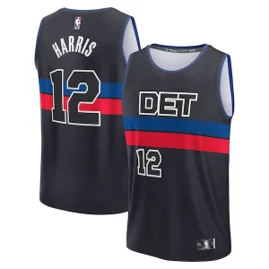 Tobias Harris Detroit Pistons Youth Fast Éclatant Break Player Jersey Statement Edition Black
