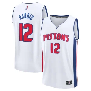 Tobias Harris Detroit Pistons Haut de gamme Youth Fast Break Replica Player Jersey Association White Edition