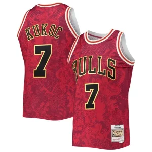 Toni Kukoc Chicago Luxueux Bulls Hardwood Classics 1997/98 Lunar New Year Swingman Jersey Red