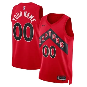Toronto Raptors Nike Moderne Unisex Swingman Custom Jersey Red Icon Edition
