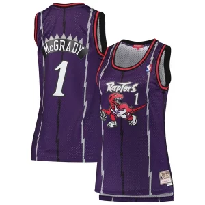 Tracy McGrady Toronto Raptors Women's 1998/99 Hardwood Classics Swingman Jersey Purple Haut de gamme