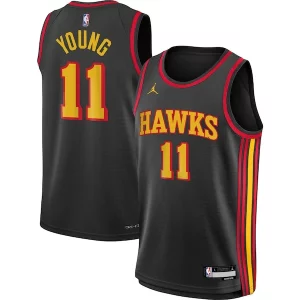 Trae Young Sophistiqué Atlanta Hawks Jordan Brand Youth Swingman Jersey Statement Edition Black