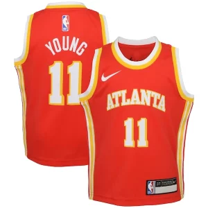 Trae Young Atlanta Hawks Nike Toddler Swingman Player Jersey Icon Edition Red Authentique