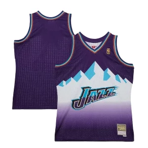Utah Jazz Splendide 1996 97 Hardwood Classics Swingman Jersey Purple