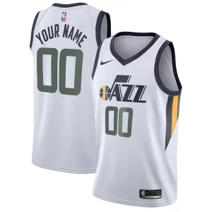 Utah Jazz Nike Swingman Custom Jersey Association Collectible Edition White