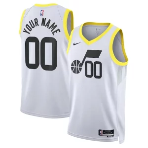 Utah Jazz Nike Unisex Personalisable Swingman Custom Jersey White Association Edition