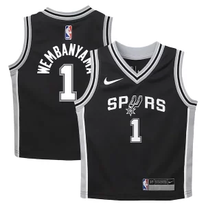 Victor Wembanyama Haut de gamme San Antonio Spurs Nike Toddler Swingman Player Jersey Icon Edition Black