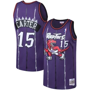Vince Carter Splendide Toronto Raptors 1998/99 Big & Tall Hardwood Classics Swingman Jersey Purple/White