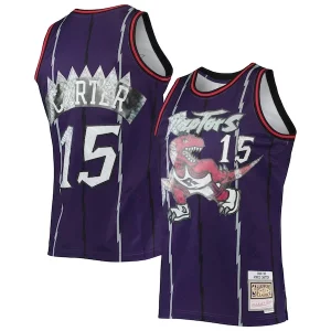 Vince Carter Toronto Raptors 1998/99 Hardwood Classics NBA 75th Anniversary Diamond Swingman Gracieux Jersey Purple
