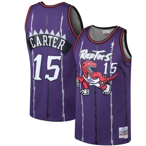 Vince Carter Toronto Splendide Raptors 1998/99 Hardwood Classics Swingman Jersey Purple/White