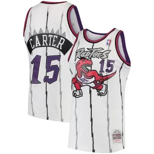 Vince Carter Toronto Raptors 1998/99 Hardwood Classics Swingman Gracieux Jersey White/Purple