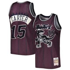 Vince Carter Toronto Raptors Hardwood Classics Off Uniques Court Swingman Jersey Purple