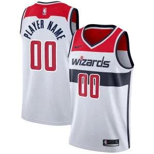Washington Wizards Nike 2020/21 Swingman Classique Custom Jersey Association Edition White