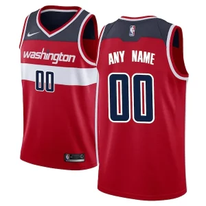Washington Wizards Nike Swingman Custom Jersey Red Uniques Icon Edition