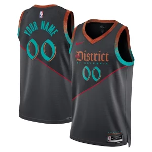 Washington Wizards Nike Unisex 2023/24 Custom Swingman Jersey Bold Black City Edition