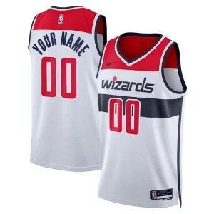 Washington Wizards Luxueux Nike Unisex Swingman Custom Jersey White Association Edition