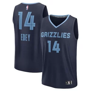 Zach Edey Memphis Grizzlies 2024 NBA Draft Fast Break Splendide Player Jersey Icon Edition Navy