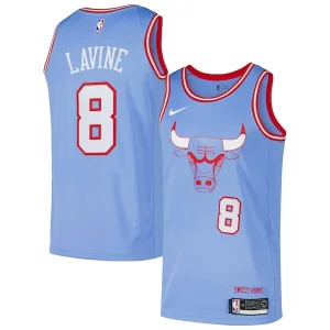 Zach LaVine Chicago Bulls Nike Swingman Player Jersey City Edition Blue Admirable