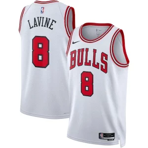 Zach LaVine Chicago Bulls Nike Unisex Swingman Jersey Charming Association Edition White/Red