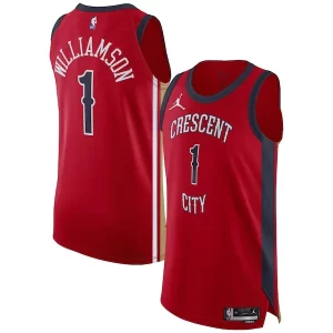 Zion Williamson New Sophistiqué Orleans Pelicans Jordan Brand Authentic Jersey Association Edition Red