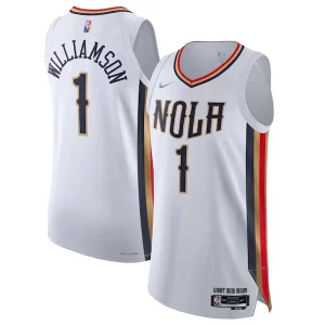Zion Williamson New Orleans Pelicans Nike 2021/22 Swingman Jersey City Edition Admirable White