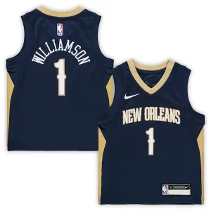 Zion Williamson New Orleans Pelicans Nike Preschool Replica Jersey Icon Exquisite Edition Navy