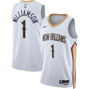 Zion Williamson New Orleans Pelicans Notable Nike Unisex Swingman Jersey Association Edition White/Navy