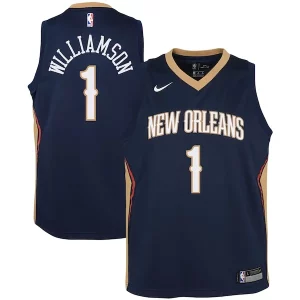 Zion Williamson New Orleans Pelicans Nike Youth Charming Swingman Jersey Icon Edition Navy/White
