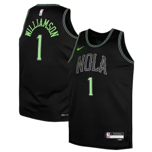 Zion Williamson New Orleans Pelicans Nike Youth Swingman Replica Jersey City Edition Black Collectible