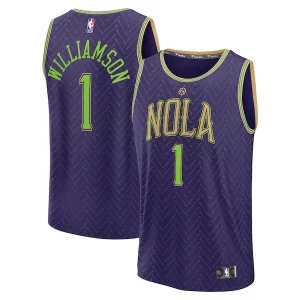 Zion Williamson New Orleans Pelicans 2024/25 Fast Break Player Classique Jersey City Edition Purple